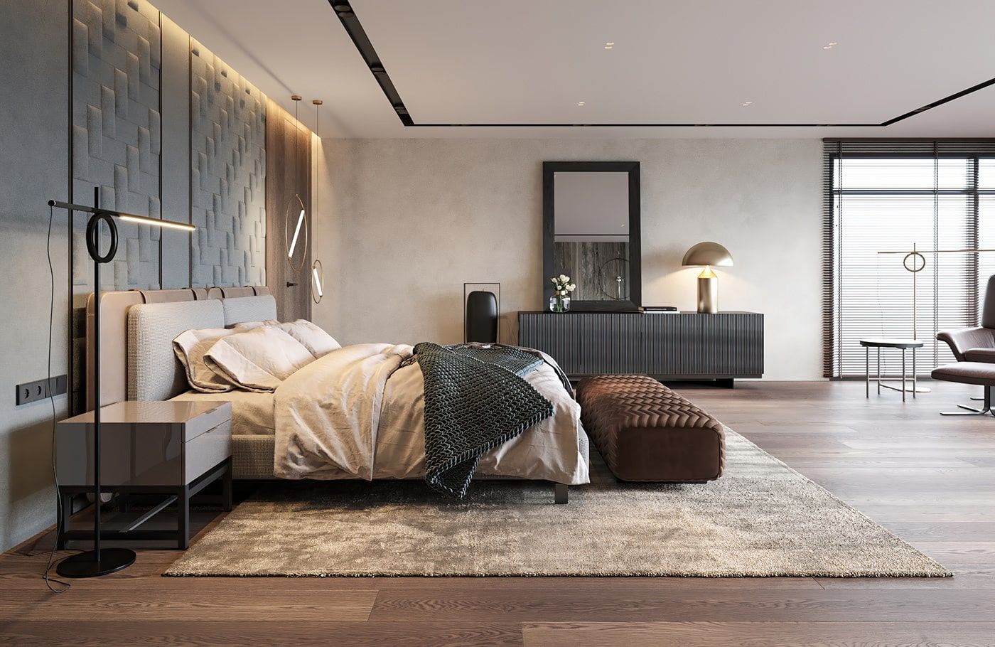 Thiết kế nội thất nhà phố - Phòng ngủ mang lại cảm giác thư giãn, thoải mái