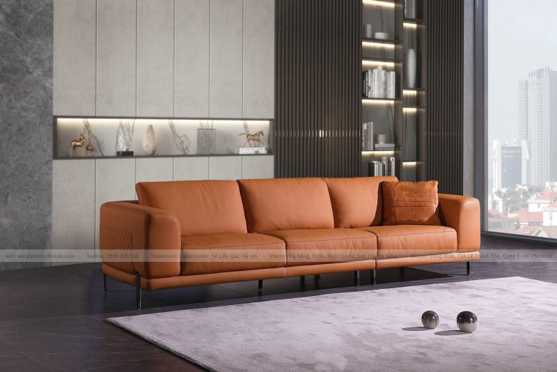 Với bộ sofa văng này sẽ cực kỳ thích hợp với những không gian nhỏ, hẹp